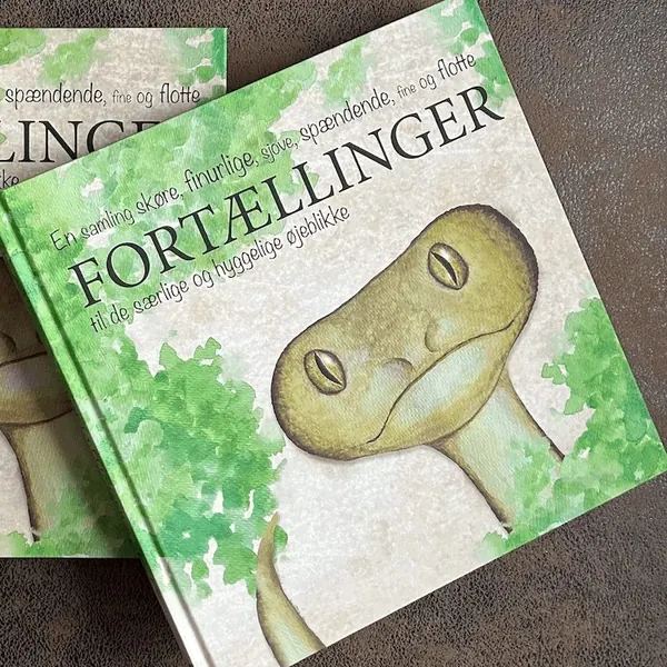 Slangen Egon på forsiden af bogen